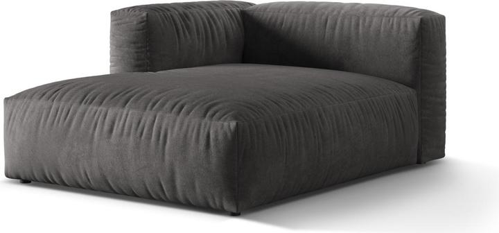 Image du produit Micadoni Chaise longue modulable gauche, "Martina", 1 Place, 176x123x75 Fabriqué en Europe (Recamière)