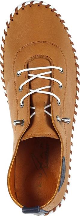 Actual product image Lunar Womens/Ladies St Ives Leather Plimsolls (40)