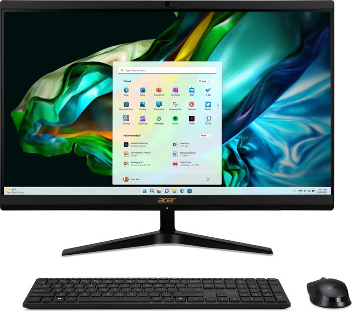 Actual product image Acer Aspire C24-1800 AiO 24" FHD (Intel Core i5-12450H, 8 GB, 512 GB, Intel UHD Graphics)