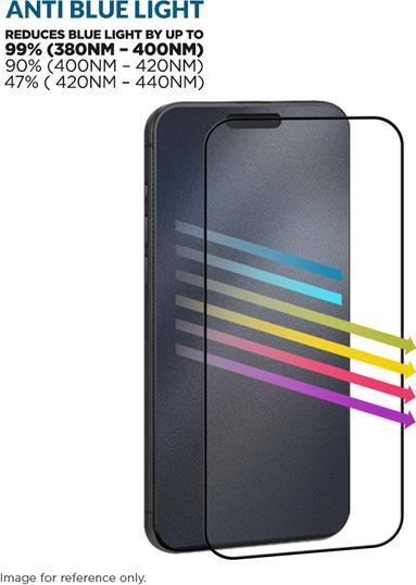 Actual product image Eiger Blue Edge (1 pcs., Apple iPhone 14 Pro, Apple iPhone 15, Apple iPhone 16)