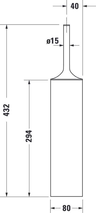 Nutritional values and ingredients Duravit Brush set Starck T floor standing black matt