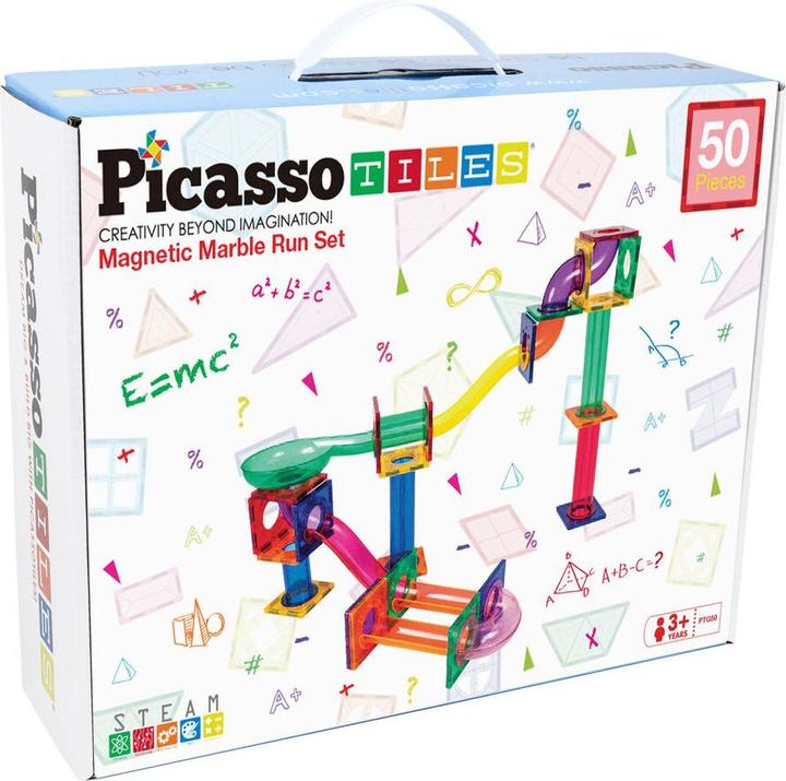 Productafbeelding PicassoTiles Picasso Tegels - Marmer run set (50 stuks) (PTG50)