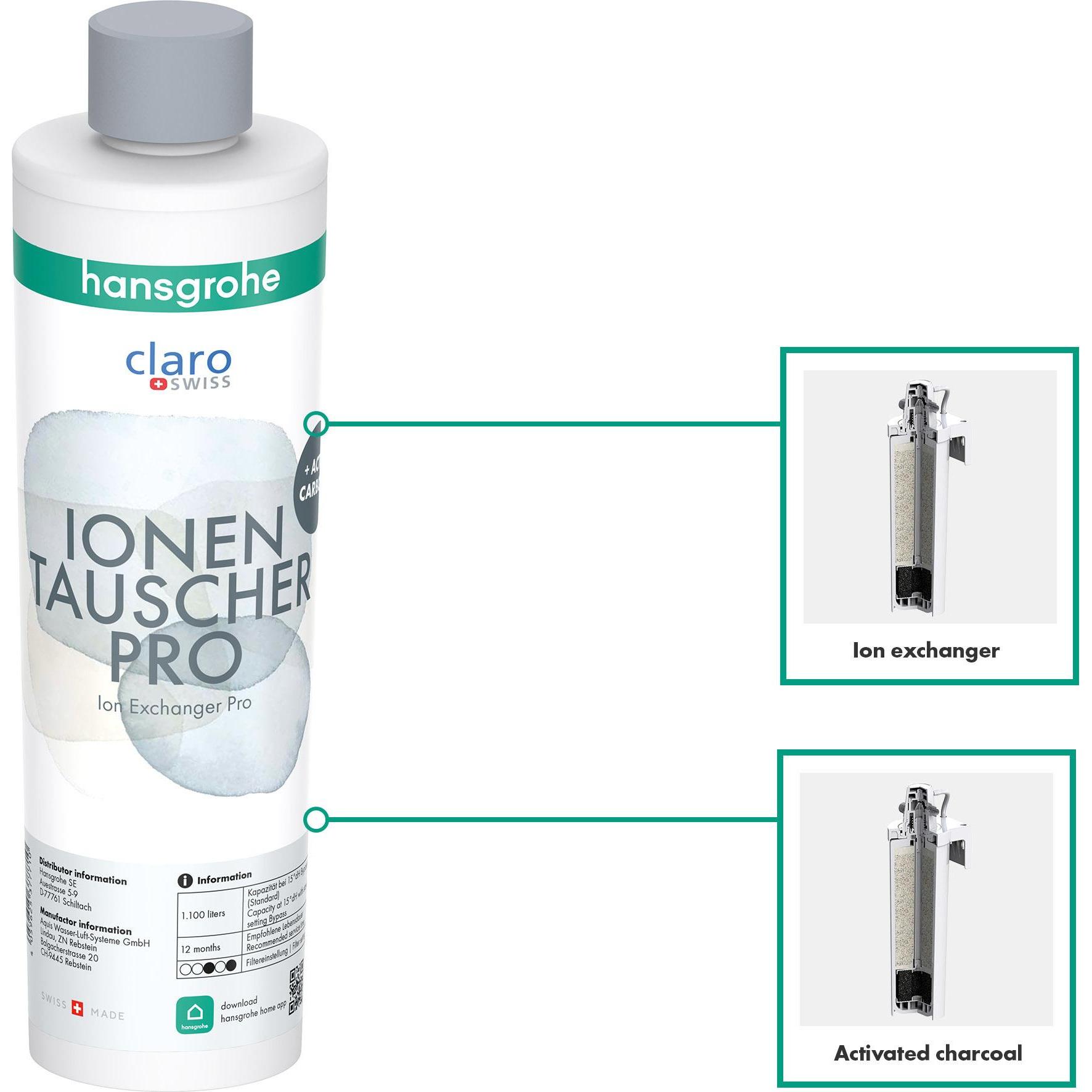 Thumbnail - hansgrohe HG Filter Ionentausche Pro und Aktivkohle, Wasserfilter