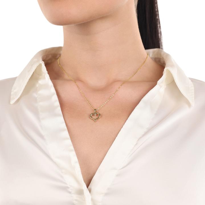 Produktbild Amor Halsschmuck für Damen, Gold 375 | Herz (9 ct, Gold 375)