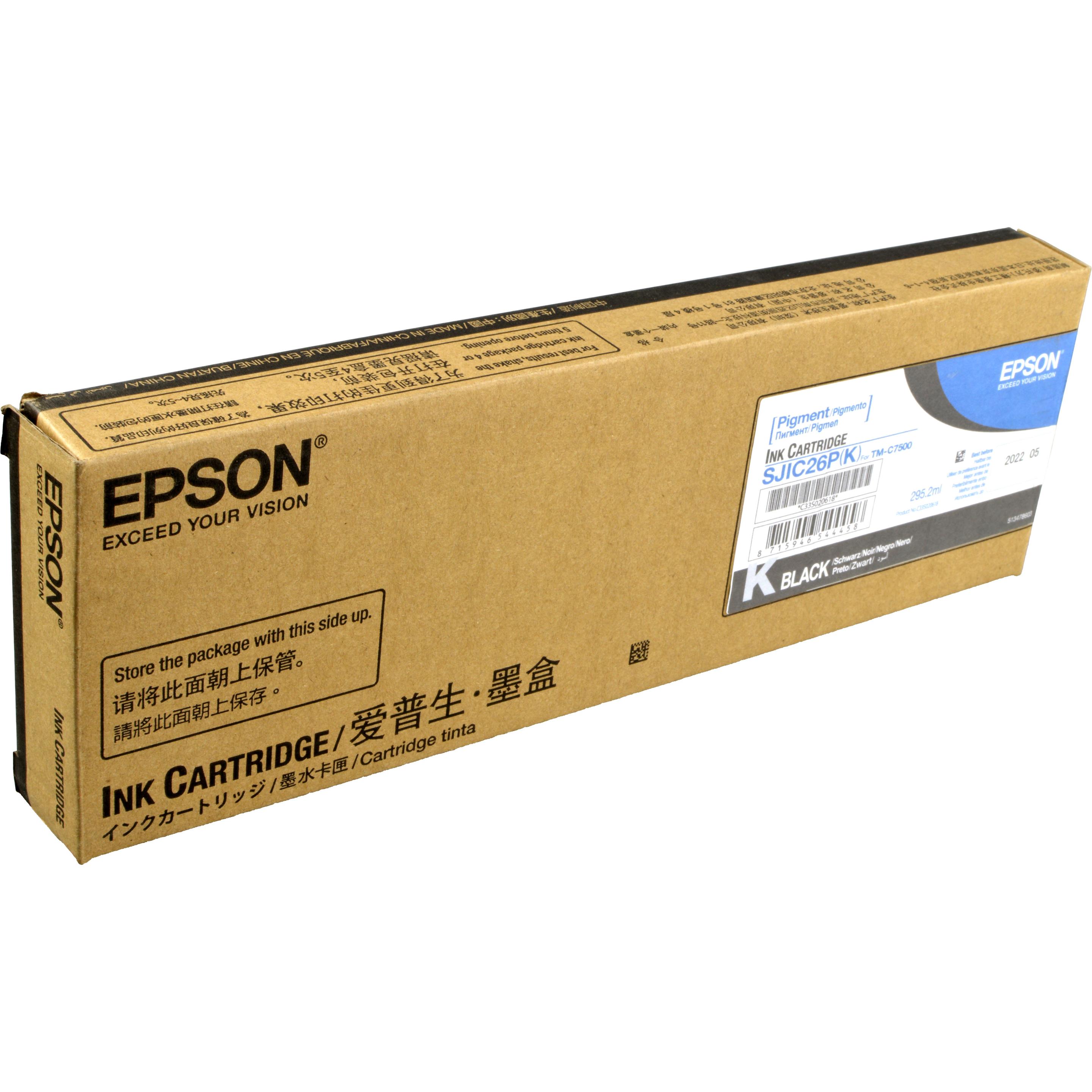 Thumbnail - Epson, Druckerpatrone, Sjic26p(K) Ink Cartridge Black (BK)