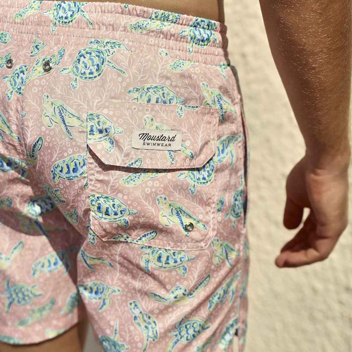 Immagine prodotto Moustard Pantaloncini da bagno a forma di tartarughe marine (XL)