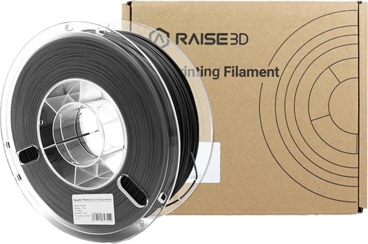 Actual product image Raise3D Filament Premium TPU-95A Black 1.0kg 1.75mm (TPU, 1.75 mm, 1000 g, Black)