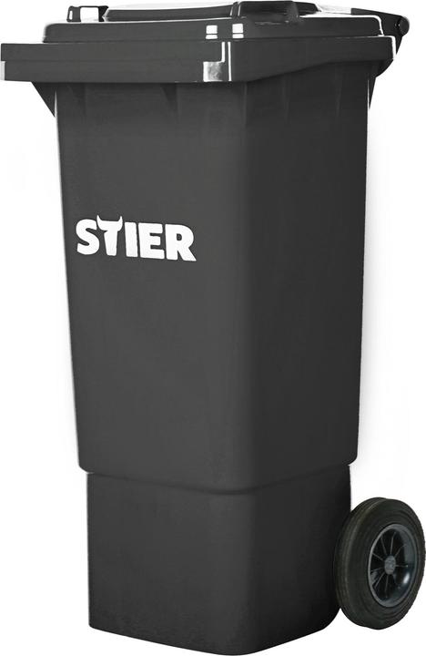 Stier 2-Rad-Müllgrossbehälter 80 l grau BxTxH 445x520x939 mm (80 l)