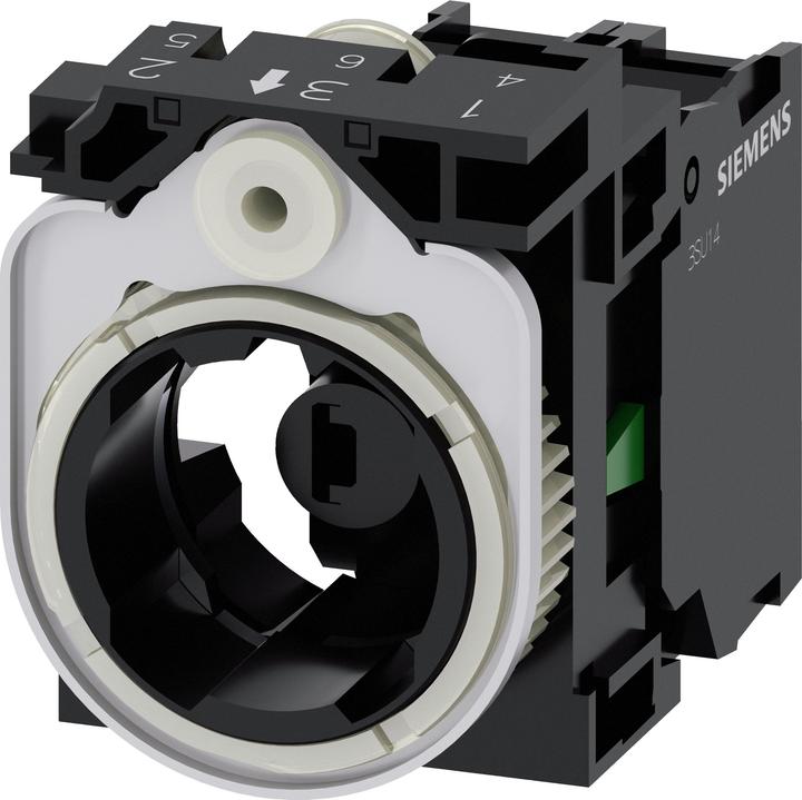 Produktbild Siemens Holder for 3 modules, plastic, 1NO
