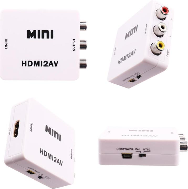 Immagine prodotto JTI Adattatore video da HDMI ad AV - Bianco