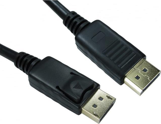 Actual product image Cables Direct 5M D PORT BLACK MM LOCK CON V1.1 B/Q (5 m)