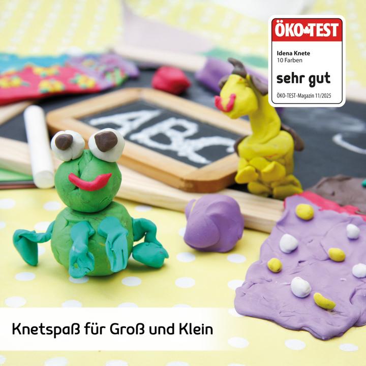 Actual product image Idena Plasticine 10 bars ass.