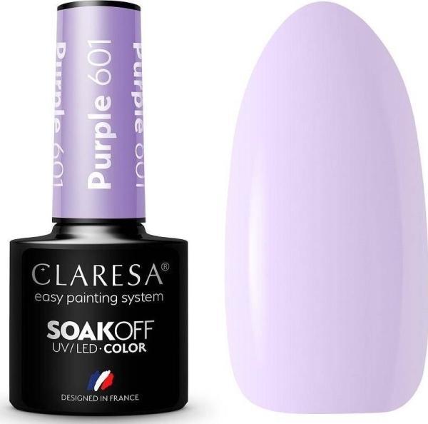 Claresa Soak Off UV/LED Purple hybrid polish 601 5g