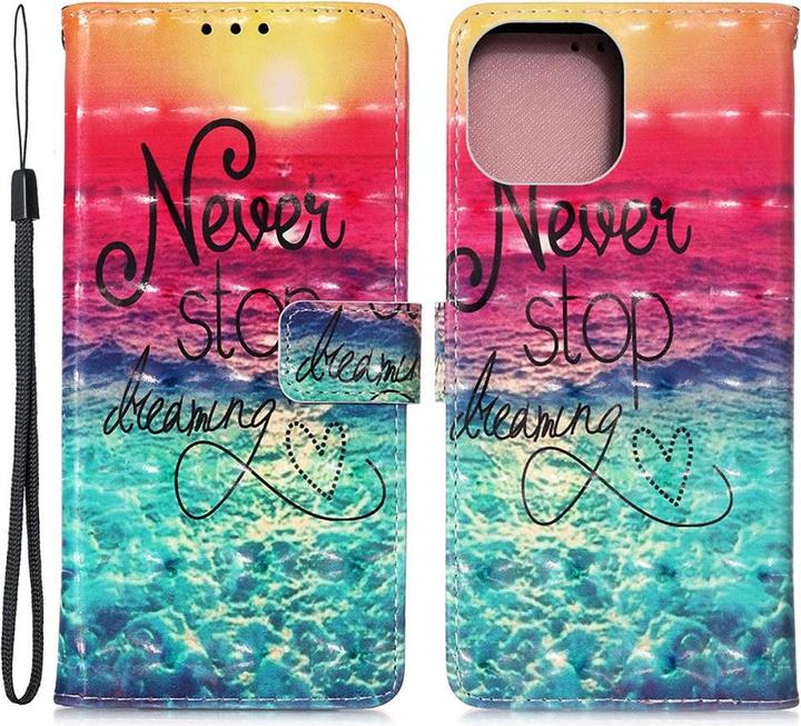 Produktbild Ueli Express iPhone 13 Buch Etui Tasche mit Kartenfach Dreaming (Apple iPhone 13)