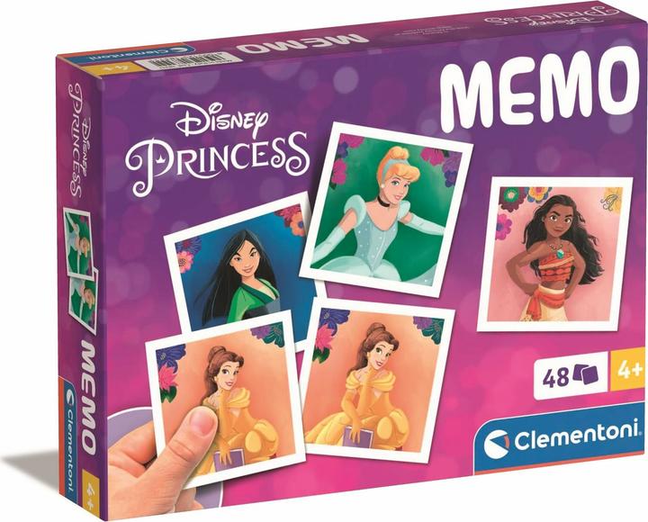 Clementoni Memo Princess 2024 (Deutsch, 1 - 2 Spieler)