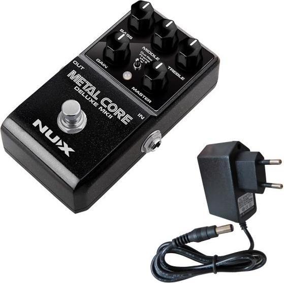 Produktbild NUX Effektgerät Metal Core Deluxe MKII Preamp Pedal mit Netzteil