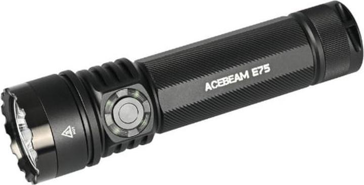 Produktbild AceBeam E75 Taschenlampe 4500 Lumen - Schwarz (12.90 cm, 4500 lm)