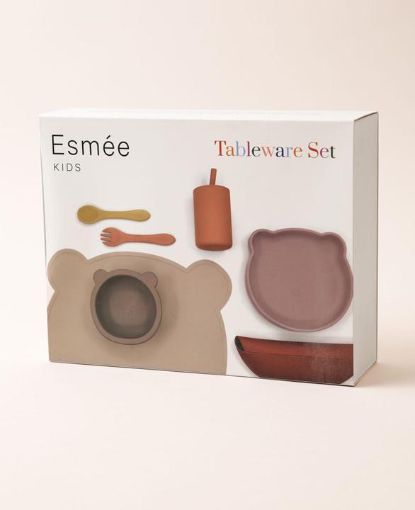 Image du produit Esmée Set de vaisselle pour enfants en silicone