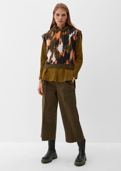 Produktbild s.Oliver Strickpullunder Pullunder mit Jacquardmuster (44)