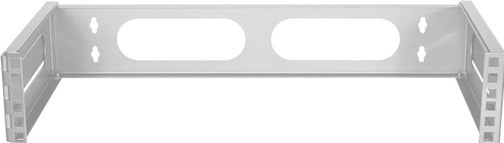Actual product image LogiLink W02B40G 48.30cm (19") wall bracket 2 U, light grey