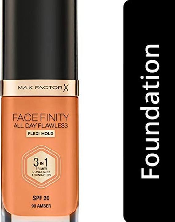 Produktbild Max Factor Facefinity All Day Flawless 3 In 1 Foundation 90-Amber 30ml (C90 Amber)
