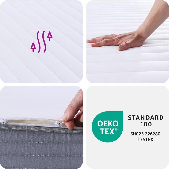 Produktbild vidaXL Schaumstoffmatratze (Schaumstoffkern, 90 x 190 cm)