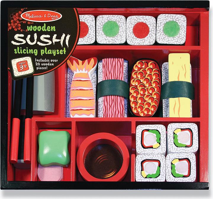 Actual product image Melissa & Doug sushi slicing