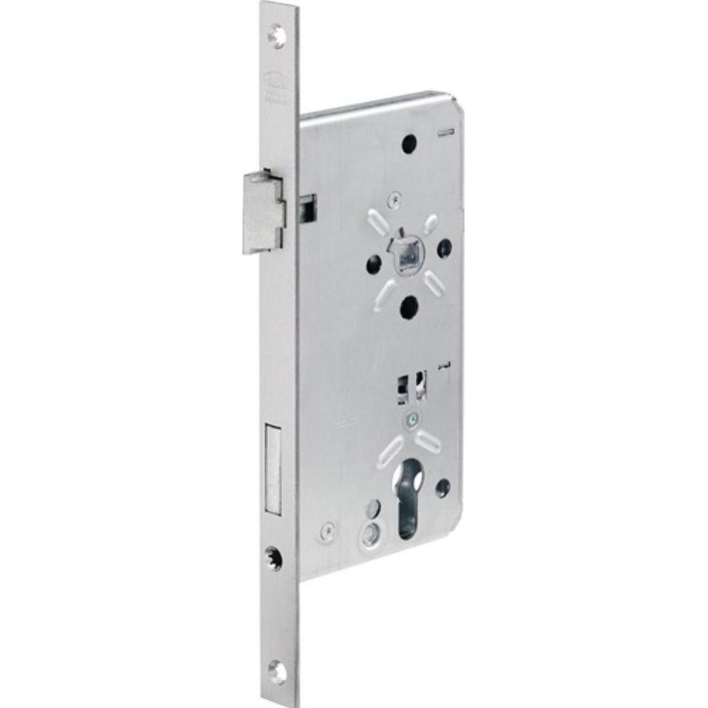 BKS, Türschloss + Schliesszylinder, Haustür-Einsteckschloss 0024 PZW 20/55/92/10 mm DIN links silber käntig (Einstecksch...