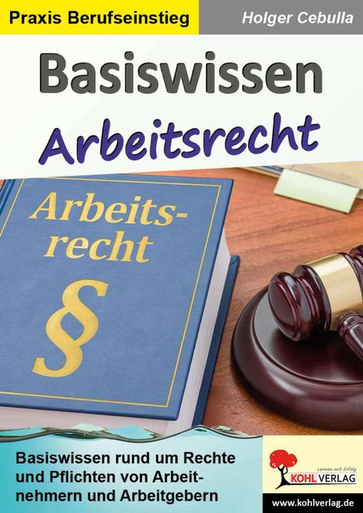 Actual product image Basiswissen Arbeitsrecht (German, Holger Cebulla, 2021)