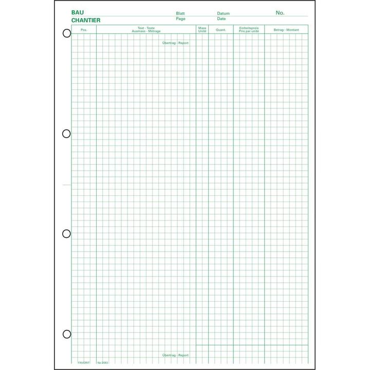 Actual product image Favorit Copy block Devis measurement block (100 x)