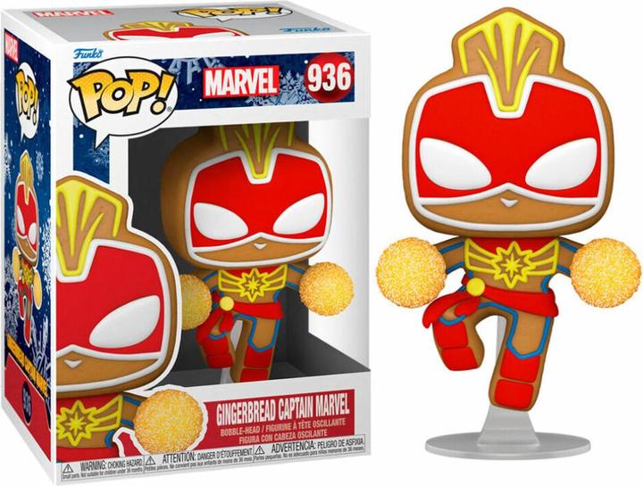 Produktbild Funko POP! - Marvel Holiday: Gingerbread Captain Marvel