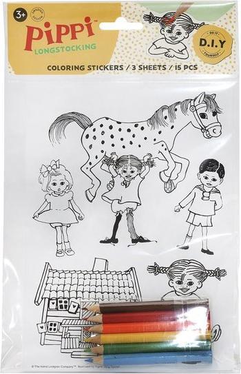 Actual product image Micki Pippi Langstrumpf: Sticker Set - D.I.Y