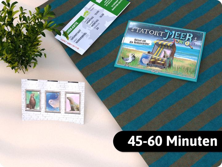 Actual product image Denkriesen Tatort Meer Junior - Mystery about the seal pictures (d) (German)