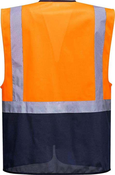 Produktbild Portwest Mens Warsaw Contrast Hi-Vis Vest (S)