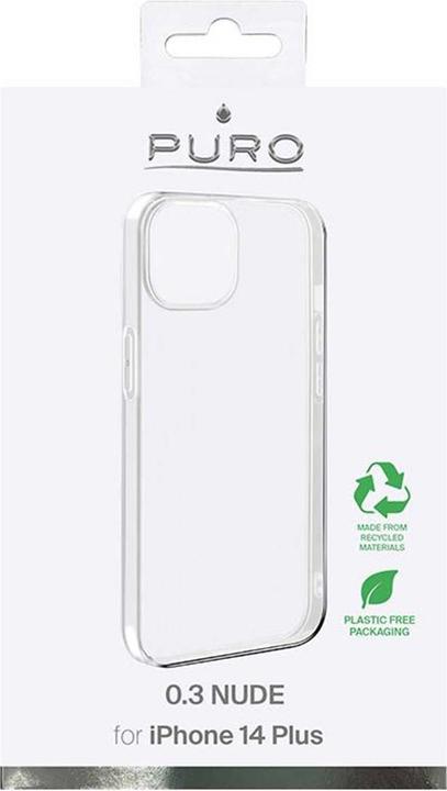 Immagine prodotto Puro 03 Custodia per cellulare Nude (6.7") Cover Trasparente (Apple iPhone 14 Pro)