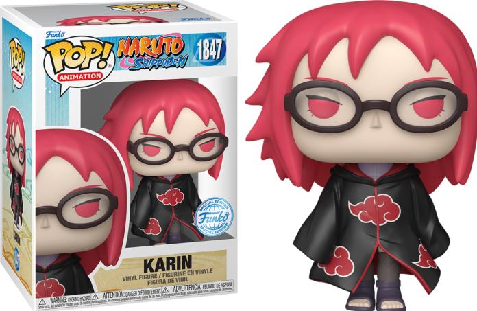 Actual product image Funko POP! Naruto Shippuden Karin (Akatsuki Costume) Exclusive