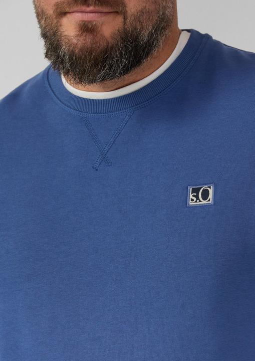 Produktbild s.Oliver Sweatshirt Sweatshirt aus Baumwollmix mit Crew Neck (XXL)