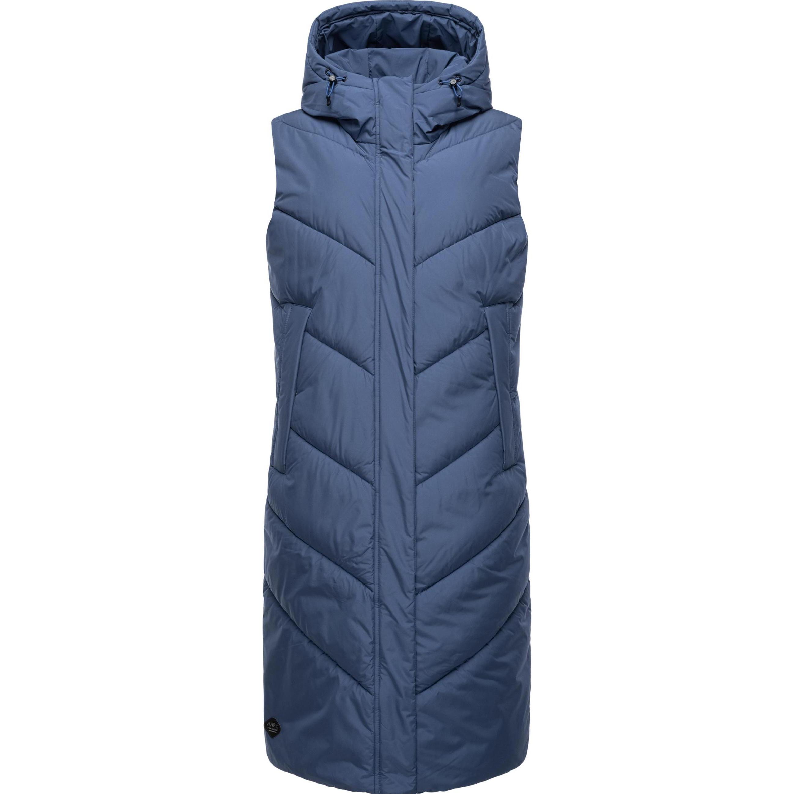 Ragwear, Damen, Weste, Suminka Vest, Blau, (4XL)