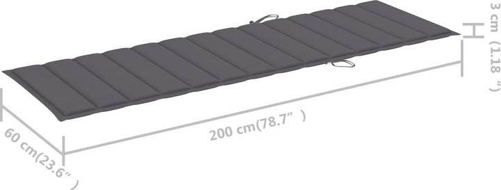 Produktbild vidaXL Sonnenliege (200 cm)