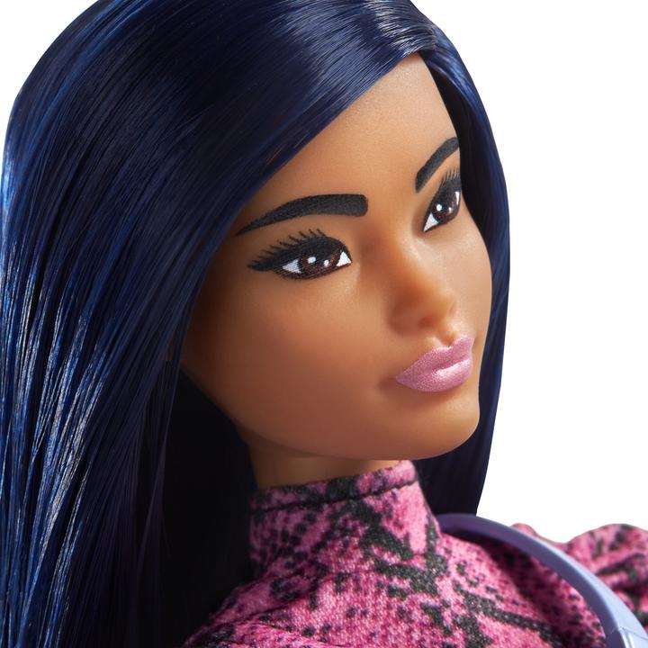 Immagine prodotto Barbie Bambola fashionista con abito con stampa a serpente