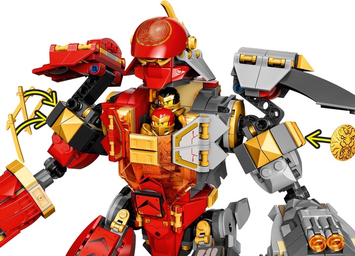 Actual product image LEGO Fire Stone Mech (71720, LEGO Ninjago)