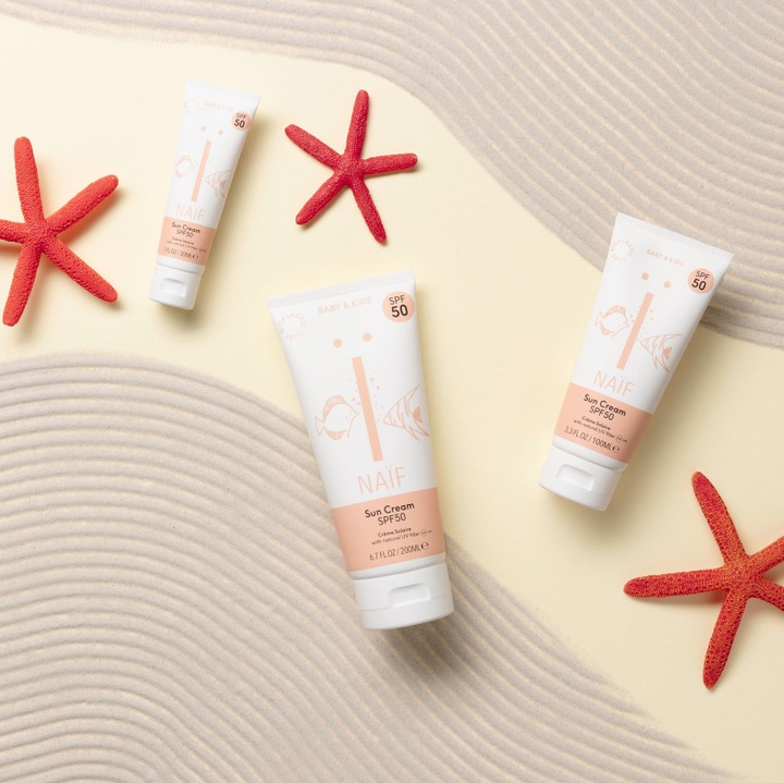 Actual product image Naïf SPF50 Baby & Kids (Sun cream face, SPF 50, 200 ml, 225 g)