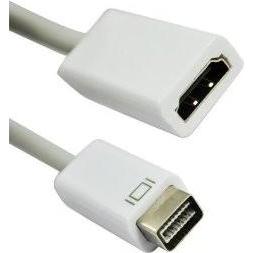 Thumbnail - LMP Mini-Dvi to HDMI adapter, Data + Video Adapter, Weiss