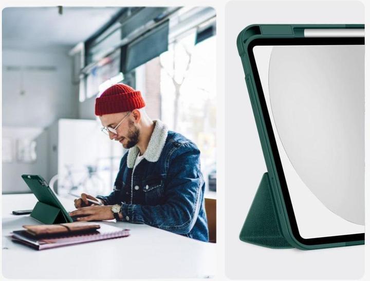 Produktbild Tech-Protect SC Pen Canvas iPad 10,9" Hülle 10 / 2022 / 11" 11 / 2025 - grün (Apple iPad 2022 (10. Gen), Apple iPad 2025 (11. Gen))