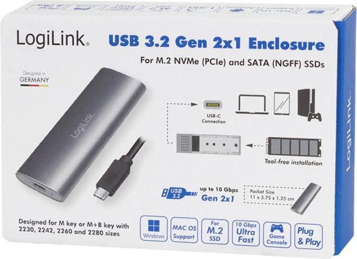 Actual product image LogiLink UA0389 (M.2 2242, M.2 2280, M.2 2260, M.2 2230)