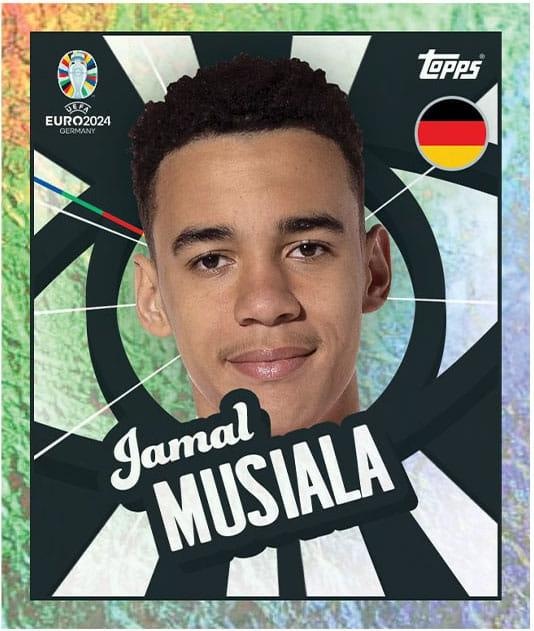 Actual product image Topps Euro 2024 Sticker Collection - Display Box (German, Booster display)