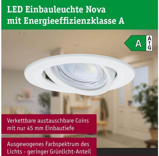 Produktbild Paulmann Einbauleuchte Nova Set (505 lm)