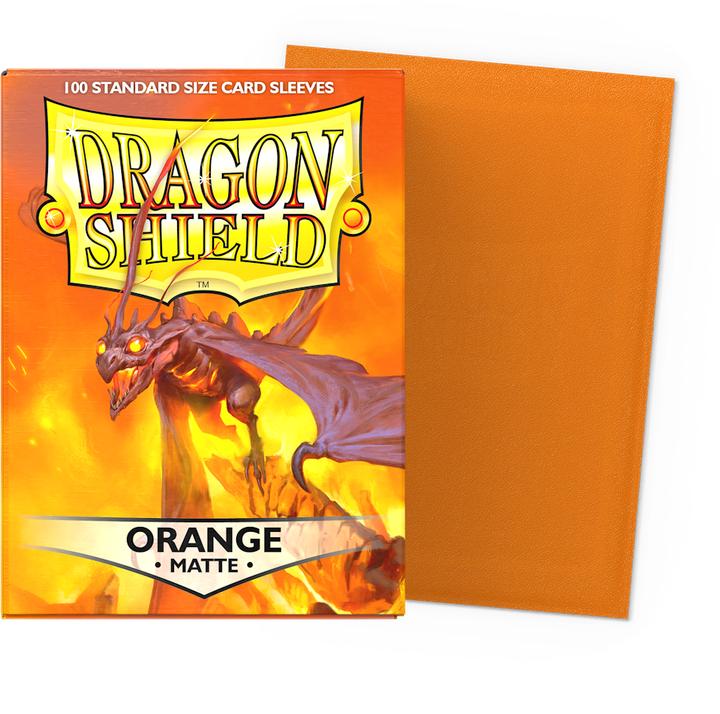 Actual product image Arcane Tinman ART11013 - Sleeves for cards: Matte - Orange (100 pcs)