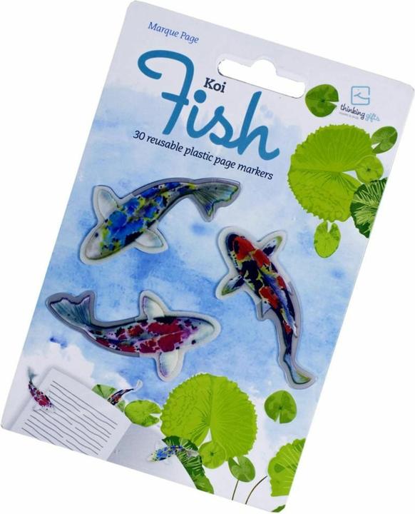 Thinking Gifts StikkiMarks Koi-Fisch-Lesezeichen, Koi-Fisch-Marker