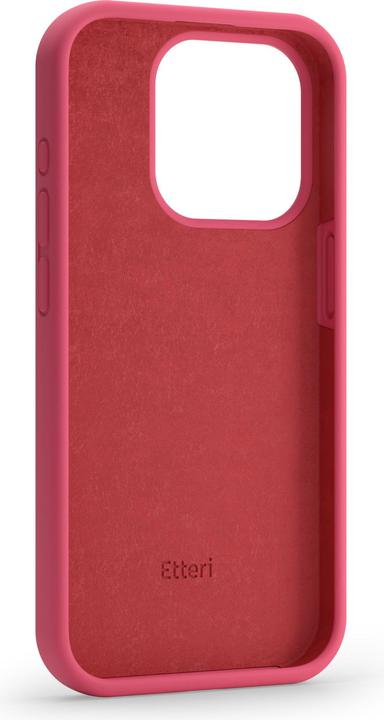 Actual product image Etteri Silicone case for Samsung Galaxy S23 Plus raspberry (Samsung Galaxy S23+)